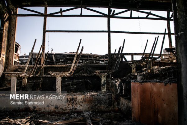 تصاویر/ خسارات وارده به اتوبوس&zwnj;های تهران