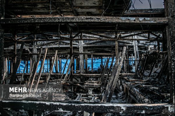 تصاویر/ خسارات وارده به اتوبوس&zwnj;های تهران