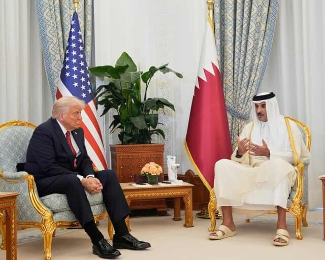 گفتوگوی تلفنی امیر قطر و ترامپ درباره منطقه گفتوگوی تلفنی امیر قطر و ترامپ درباره منطقه