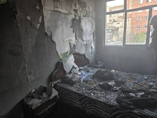 آتش&zwnj;سوزی مرگبار در مغازه مکانیکی در مجیدیه تهران