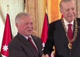 ویدیو/ هدیه ویژه پادشاه اردن به رجب طیب اردوغان