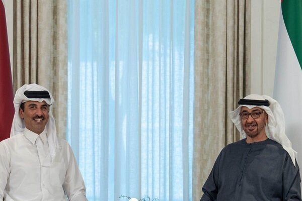 امیر قطر به امارات رفت امیر قطر به امارات رفت