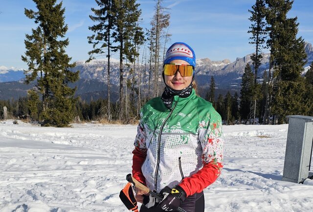 تمرین دخترالمپیکی در دمای ۲۷- درجه؛ تمرین دخترالمپیکی در دمای ۲۷- درجه؛