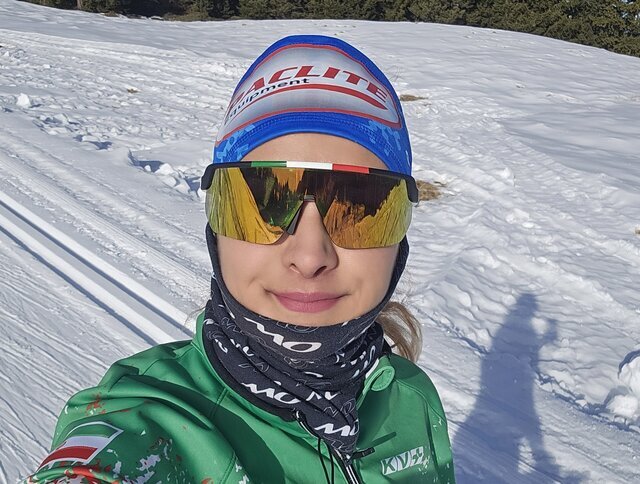 تمرین دخترالمپیکی در دمای ۲۷- درجه؛