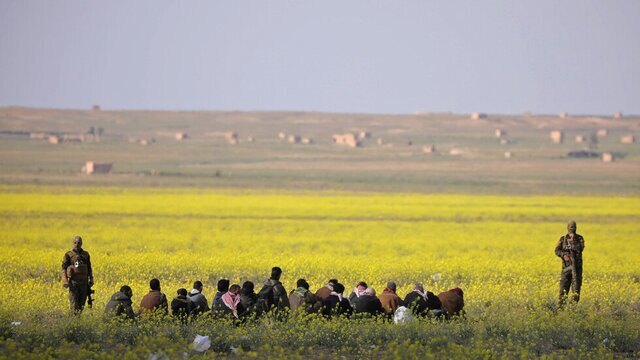 خروج نیروهای ترکیه از یک پایگاه نظامی در شمال شرق سوریه خروج نیروهای ترکیه از یک پایگاه نظامی در شمال شرق سوریه
