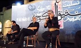 ویدیو/ سوگواری در جشنواره کوچه برای فاجعه انفجار در بندرعباس