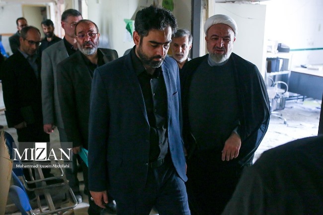 تصاویری از بازدید جمعی از نمایندگان مجلس از زندان اوین بعد از حمله اسرائیل