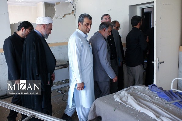 تصاویری از بازدید جمعی از نمایندگان مجلس از زندان اوین بعد از حمله اسرائیل