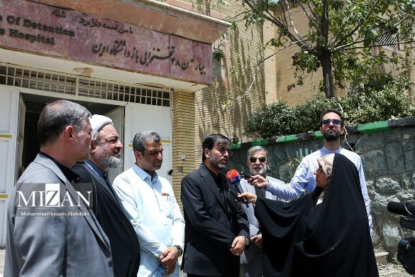 تصاویری از بازدید جمعی از نمایندگان مجلس از زندان اوین بعد از حمله اسرائیل
