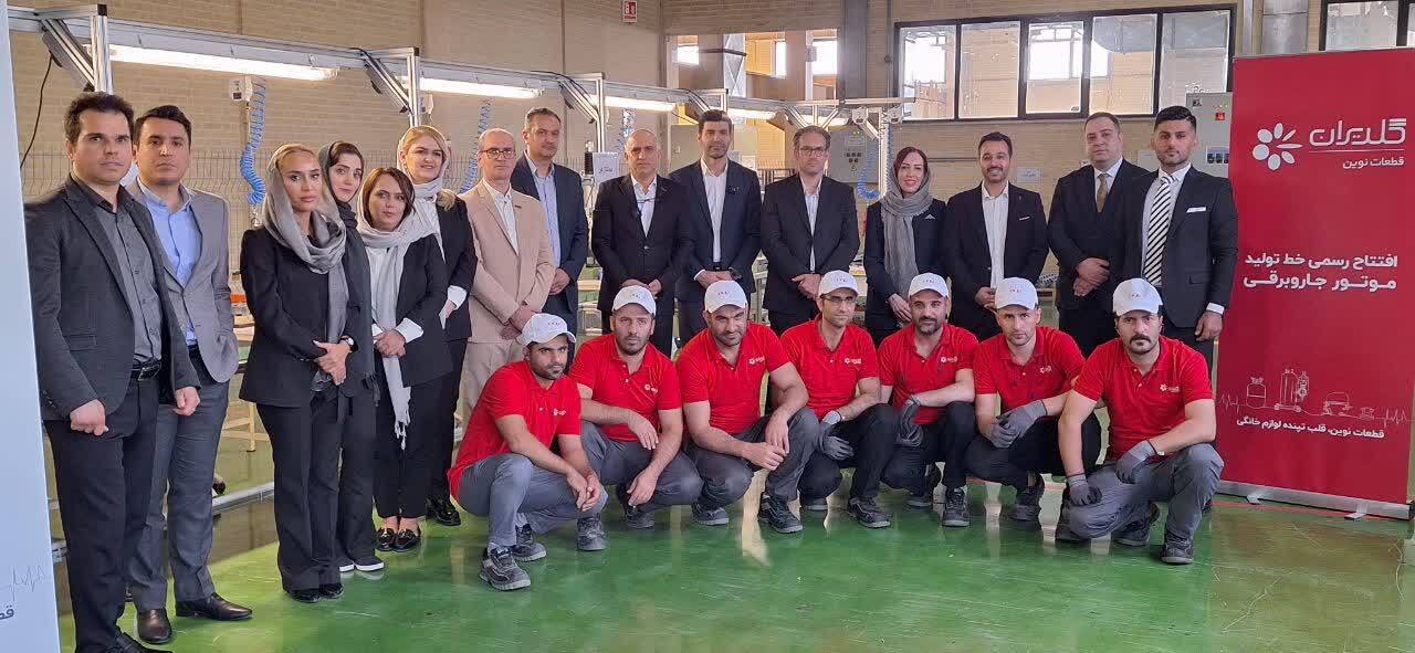 افتتاح خط تولید موتور جاروبرقی گلدیران