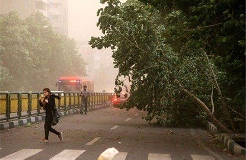 احتمال طوفان گرد و خاک در تهران احتمال طوفان گرد و خاک در تهران