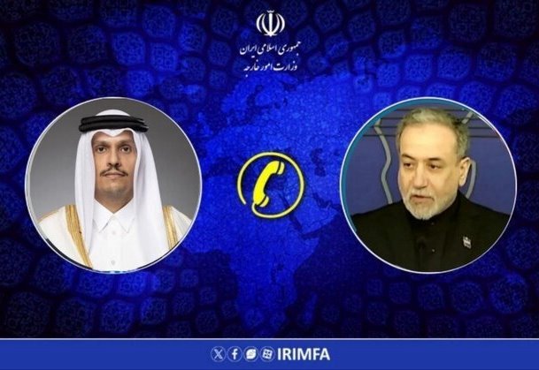رایزنی تلفنی عراقچی و وزیر خارجه قطر بعد از سفر آل ثانی به آمریکا