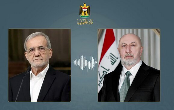 گفتوگوی تلفنی پزشکیان با رئیسجمهور عراق گفتوگوی تلفنی پزشکیان با رئیسجمهور عراق
