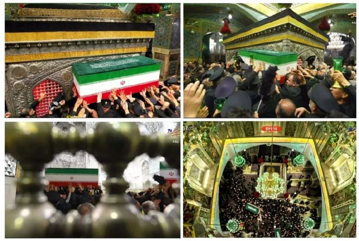 خاکسپاری رهبر شهید خاکسپاری رهبر شهید