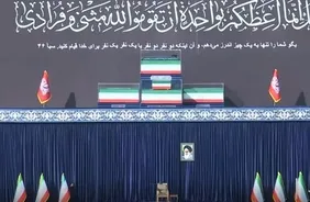 ویدیو/  نمایی از پیکر رهبر شهید و خانواده شهید ایشان در مصلی