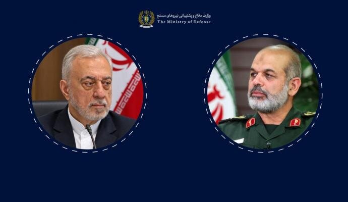 دیدار وزیر پیشنهادی دفاع با سرلشکر وحیدی فرمانده کل سپاه