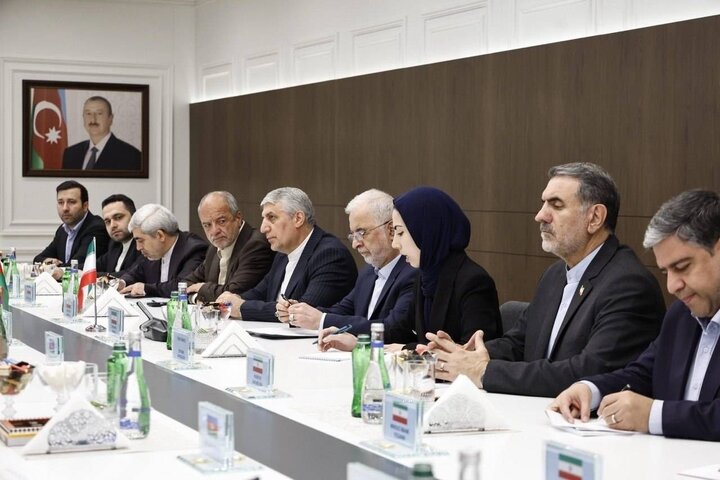 دیدار وزرای کشور ایران و جمهوری آذربایجان در باکو؛ مومنی: امنیت جمهوری آذربایجان امنیت ایران است دیدار وزرای کشور ایران و جمهوری آذربایجان در باکو؛ مومنی: امنیت جمهوری آذربایجان امنیت ایران است