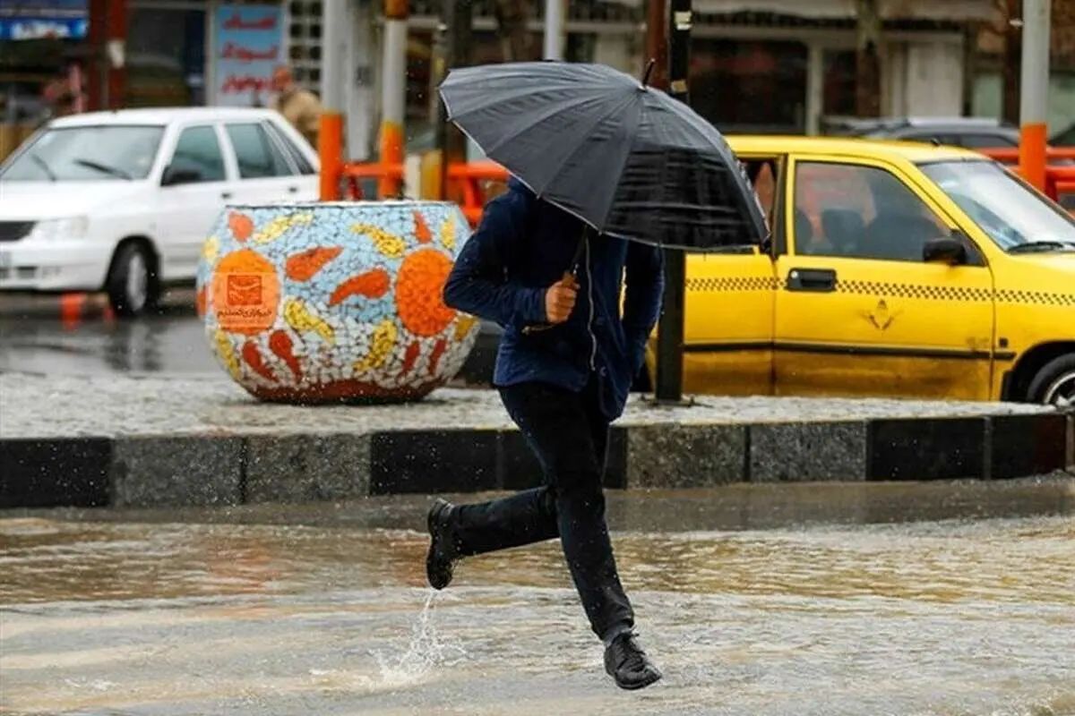 پیش‌بینی بارش و رگبار در شمال و شمال‌غرب