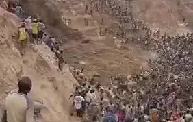 ویدیو/ ١٠٧ کشته در ریزش معدن طلا در کامرون