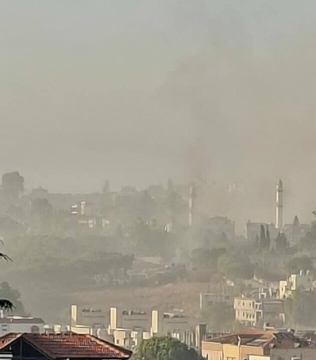 جنوب لبنان زیر آتش اسرائیل قرار گرفت جنوب لبنان زیر آتش اسرائیل قرار گرفت