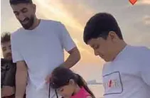 ویدیو / رقص بیرانوند با دختر و پسرش