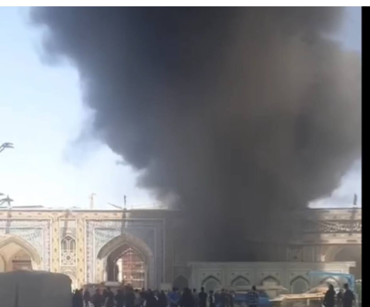 آتشسوزی در حرم مطهر رضوی مهار شد آتشسوزی در حرم مطهر رضوی مهار شد