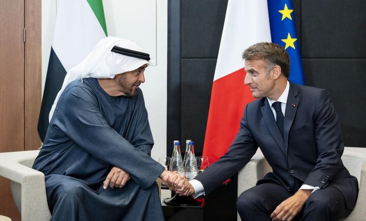 دیدار و گفتگوی بن زاید و ماکرون در حاشیه اجلاس گروه ۷ دیدار و گفتگوی بن زاید و ماکرون در حاشیه اجلاس گروه ۷