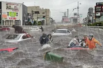 ویدیو/ وقوع سیل رکوردشکن در کینژو چین