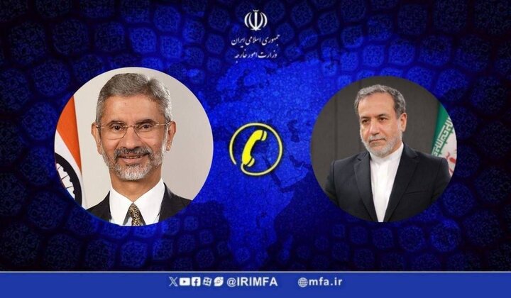 گفتوگوی وزیر خارجه هند با عراقچی؛ اعلام آمادگی برای کمک به کاهش تنشها در منطقه گفتوگوی وزیر خارجه هند با عراقچی؛ اعلام آمادگی برای کمک به کاهش تنشها در منطقه