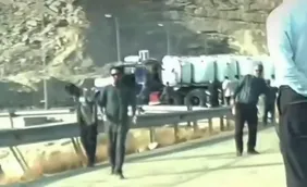 ویدیو/ ریزش بخشی‌از تونل شهید میرزایی بندرعباس