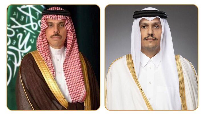 جزئیات تماس تلفنی وزیران خارجه قطر و عربستان جزئیات تماس تلفنی وزیران خارجه قطر و عربستان