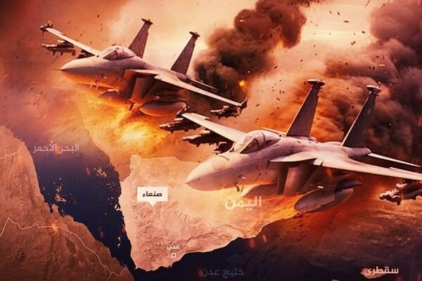 حملات هوایی عربستان به بازار و پمپ‌بنزین در الجوف یمن؛ ۱۴ کشته و ۱۰ زخمی