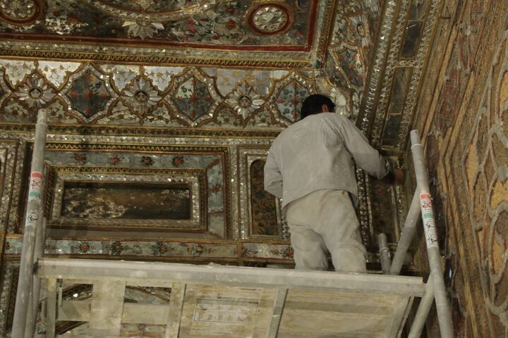 مرحله دوم مرمت اضطراری کاخ گلستان آغاز شد