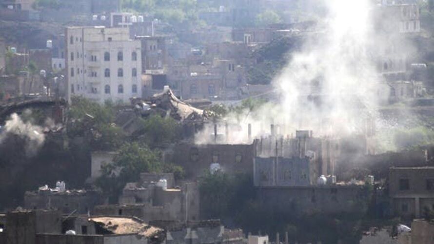 ۷۰ شهید و مجروح در حملات هوایی عربستان به استان تعز یمن