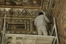 مرحله دوم مرمت اضطراری کاخ گلستان آغاز شد