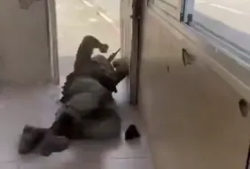 ویدیو/ ترس سرباز اسرائیلی از پهباد حزب‌الله