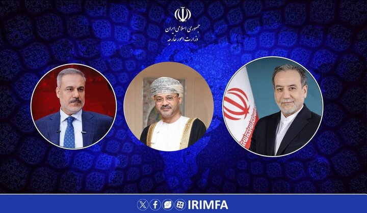 گفت‌وگوی عراقچی با وزرای خارجه عمان و ترکیه