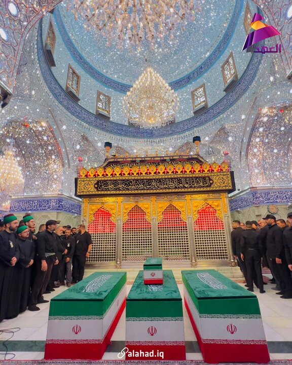 وداع باشکوه با آقای شهید ایران در نجف اشرف