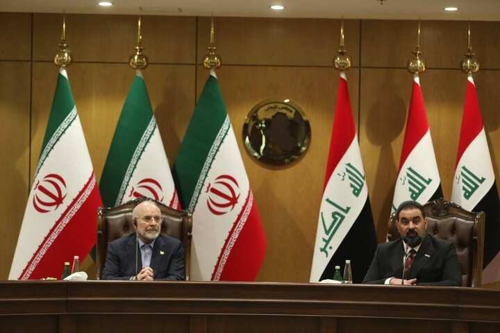 دیدار قالیباف با رئیس مجلس عراق در بغداد دیدار قالیباف با رئیس مجلس عراق در بغداد